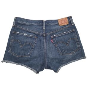 LEVI's 501 Denim Distressed Cut-off Shorts W30
